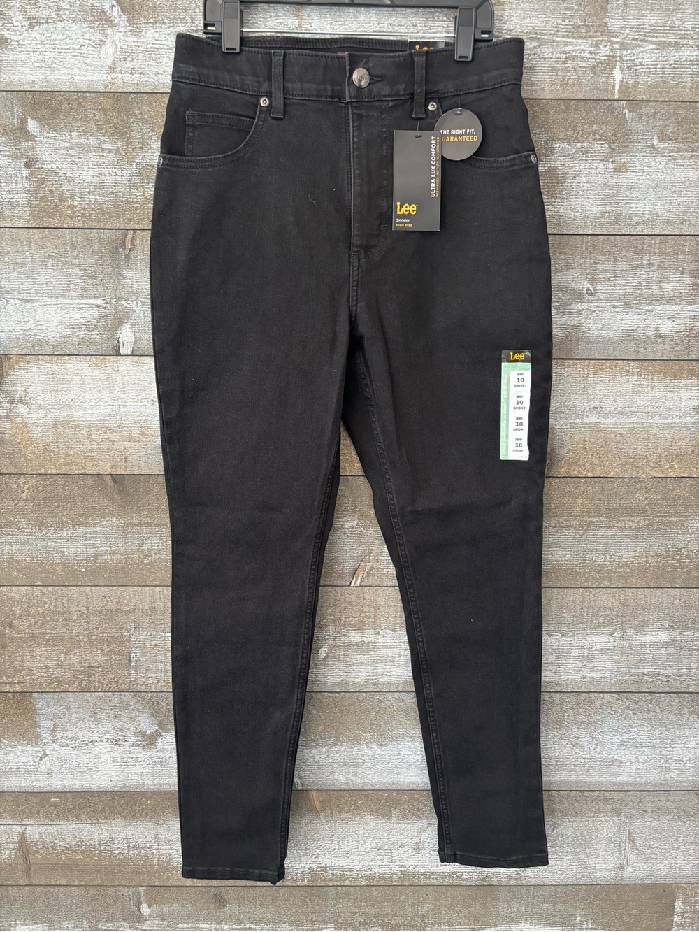 Lee Women’s Black Skinny High-Rise Jeans